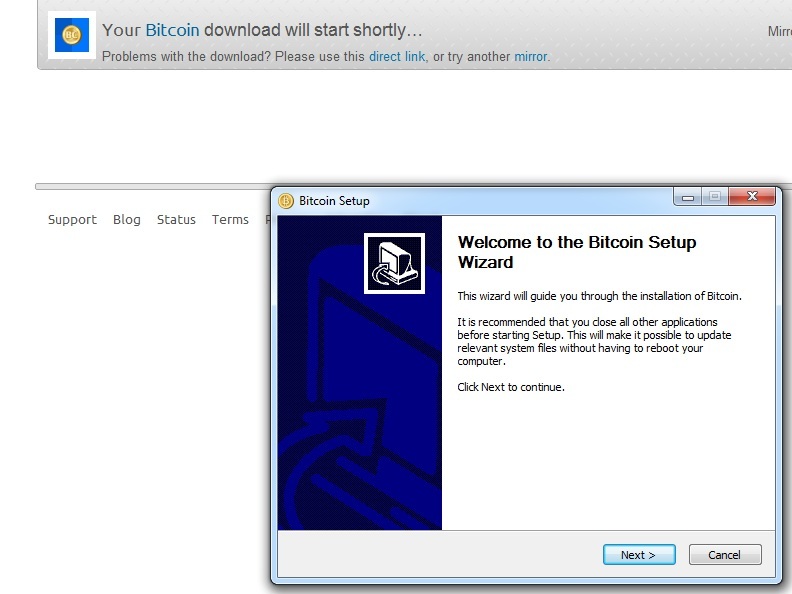 Vorschaubild für Datei:Bitcoin Setup.jpg